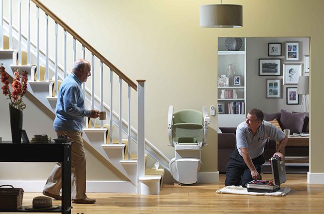 installation of a stairlift
